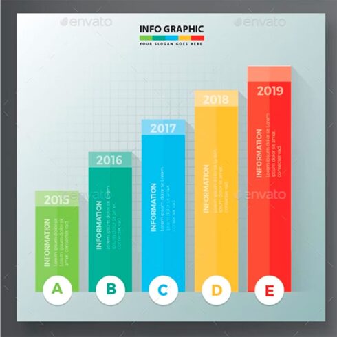 Chart infographics design, main picture.