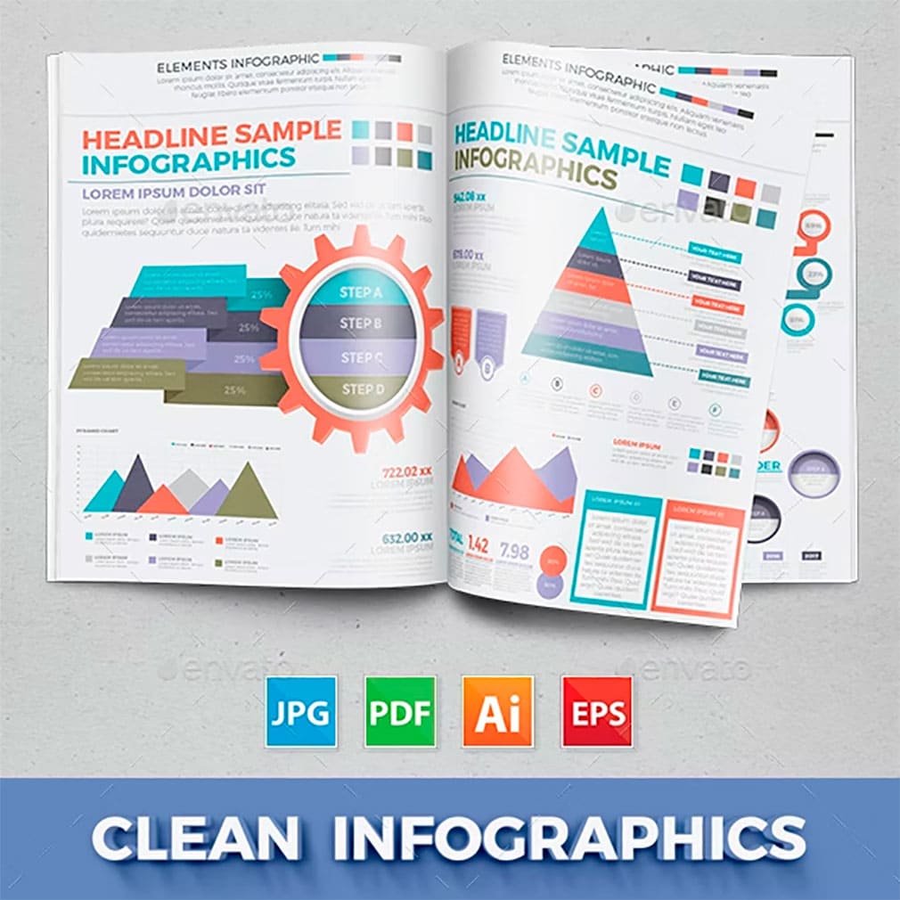 Clean infographics 692, main picture.