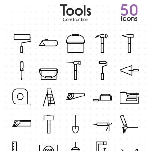 Construction tools, main picture.