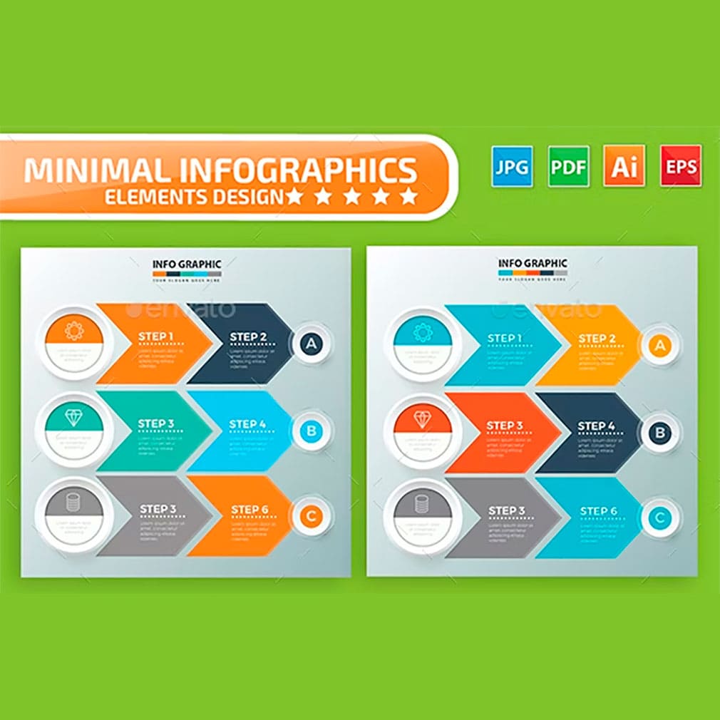 Infographic design, main picture.