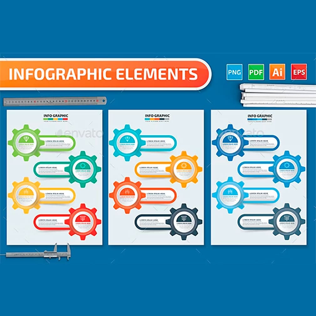 Infographic design, main picture.