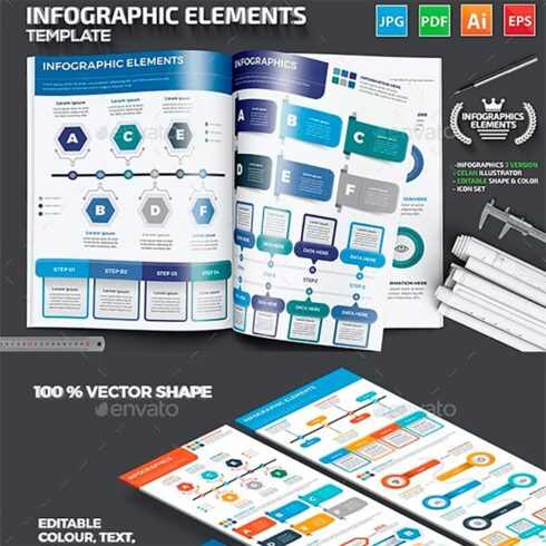 Infographic elements design, main picture.