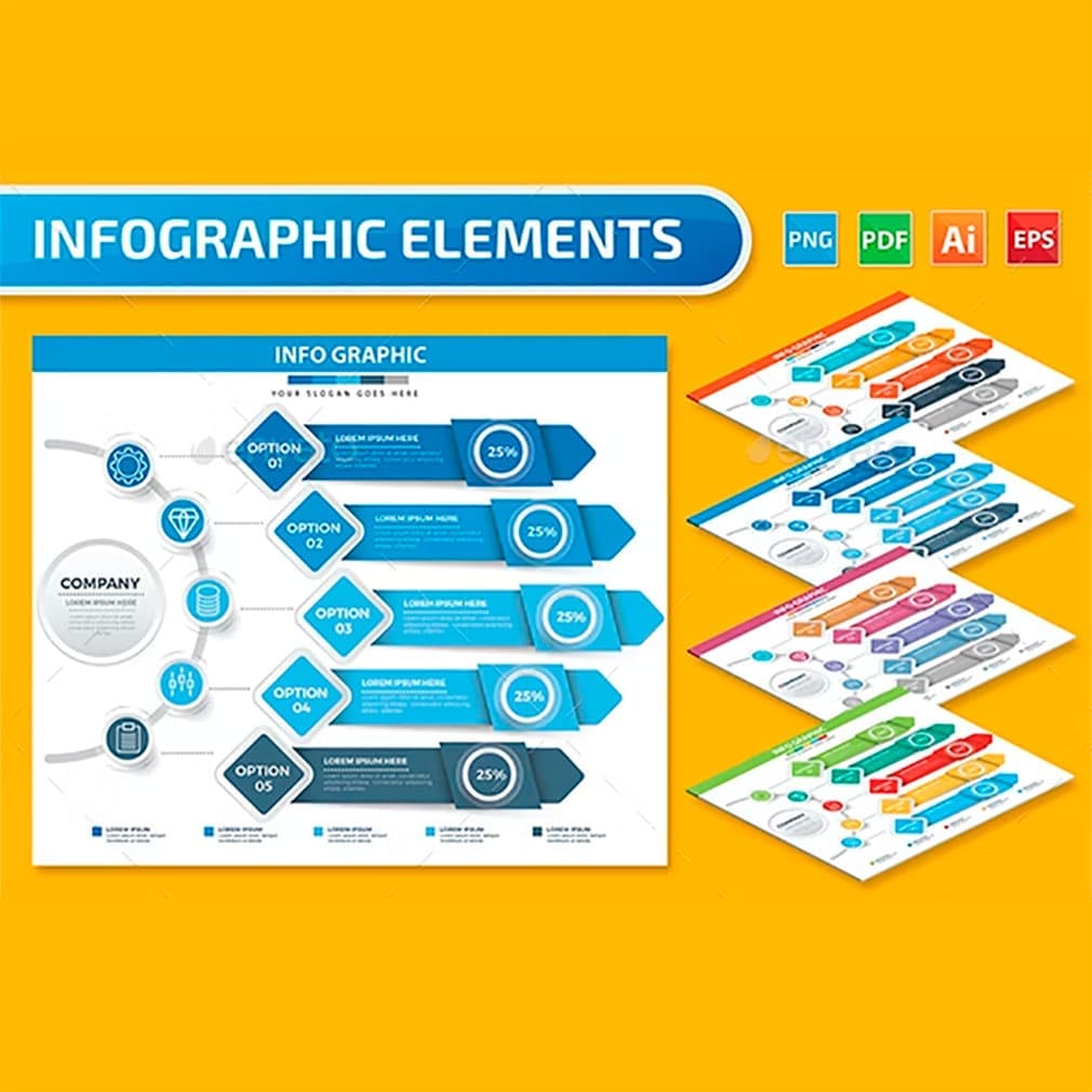 Infographics design, main picture.