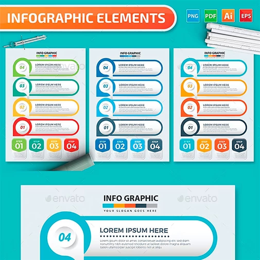 Infographics design, main picture.