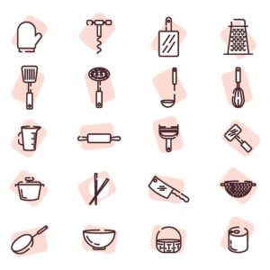 Kitchen Icons Set – MasterBundles