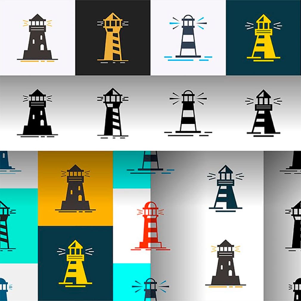 Lighthouse set pattern, main picture.