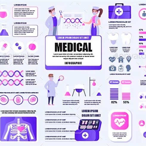 Medical infographics, main picture.