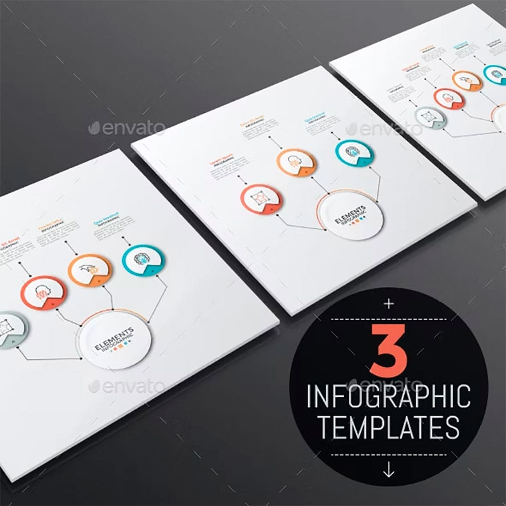 Modern infographic choice templates, main picture.