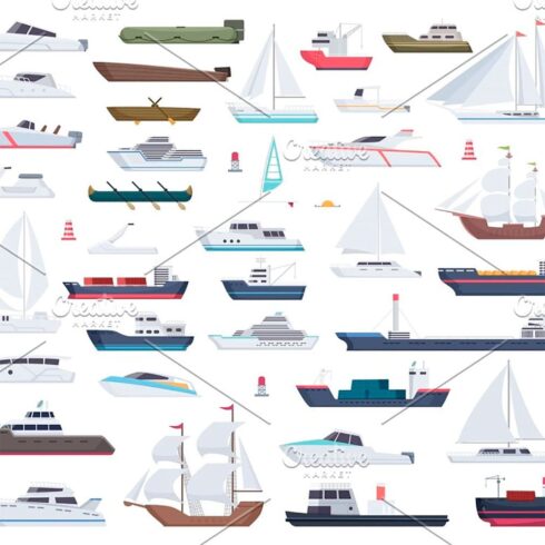 Ocean ships. yacht sailing boats, main picture.