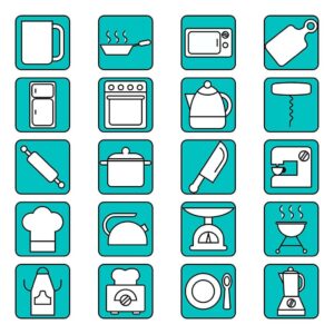 Simple Kitchen Icons Set – MasterBundles