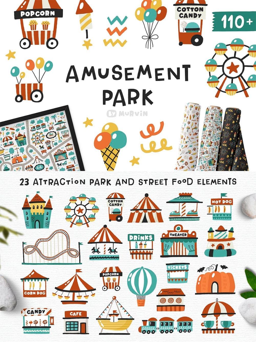Amusement park. map creator, picture for pinterest.