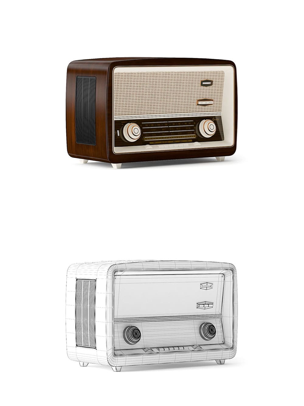 Antique radio, picture for pinterest.