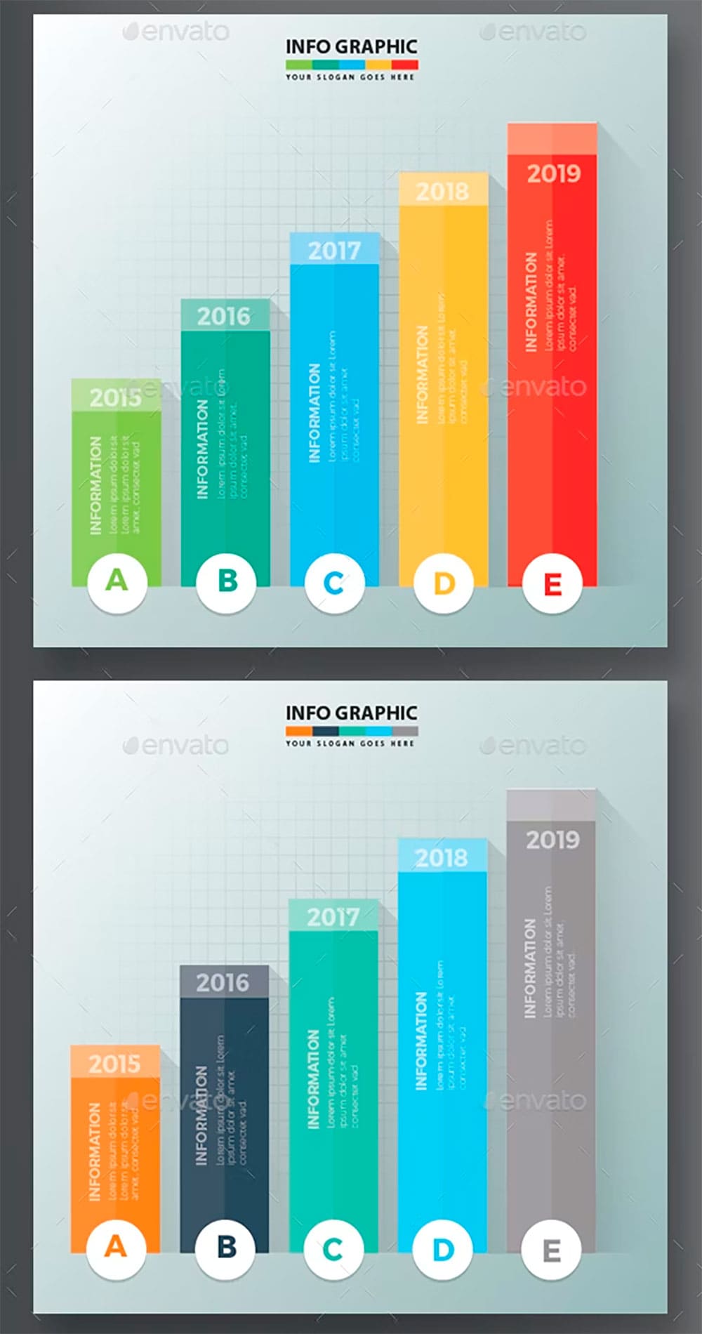 Chart infographics design, picture for pinterest.