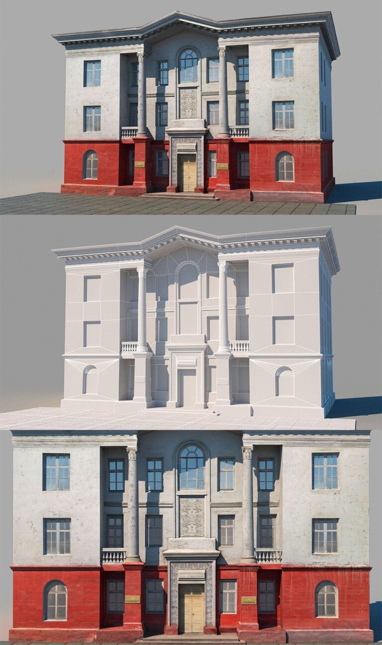 Classic Building Facade 04 – MasterBundles