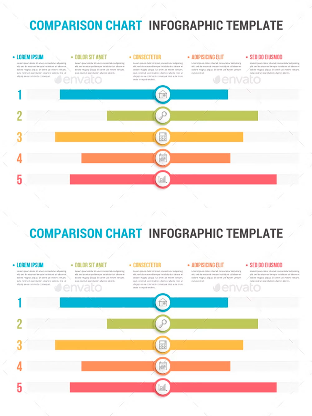 Comparison chart, picture for pinterest.