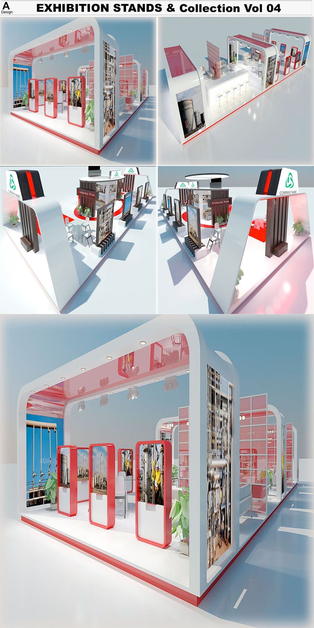Exhibition stands collection 4, picture for pinterest.