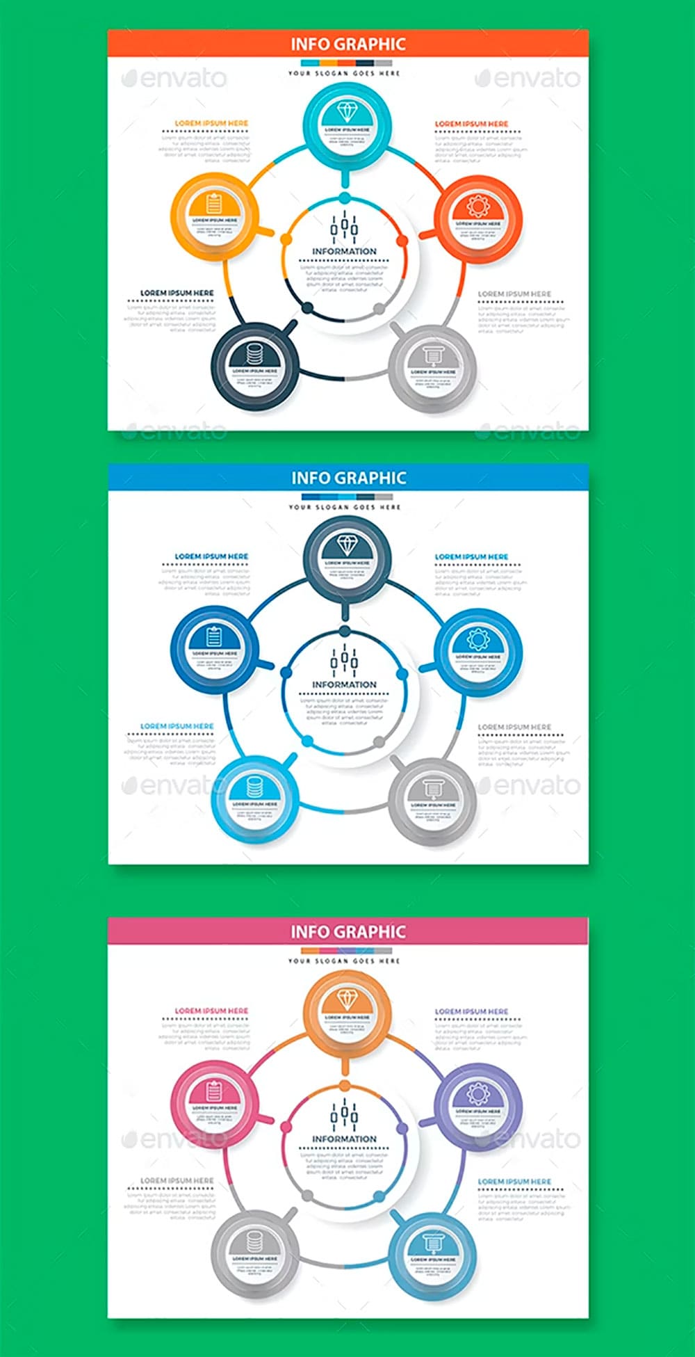 Infographics on green design, picture for pinterest.