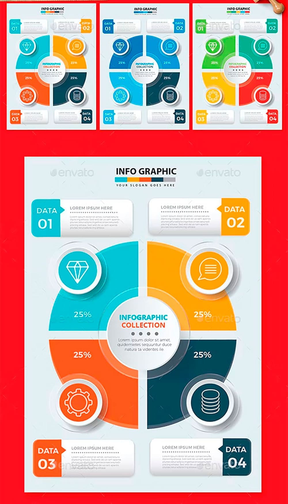 Infographics design, picture for pinterest.