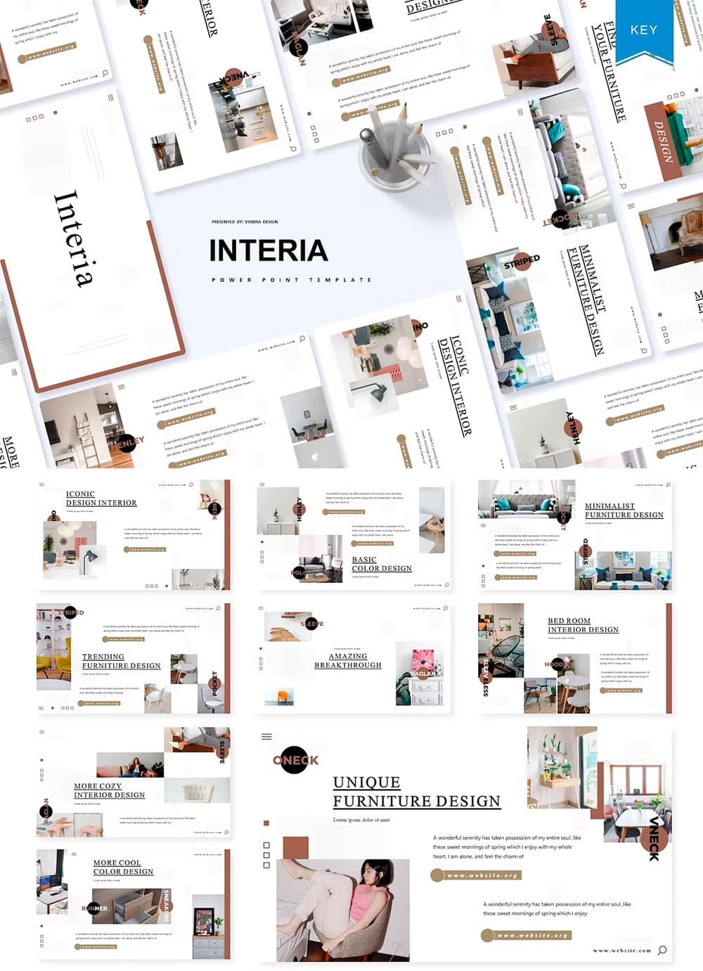 Interia keynote template, picture for pinterest.