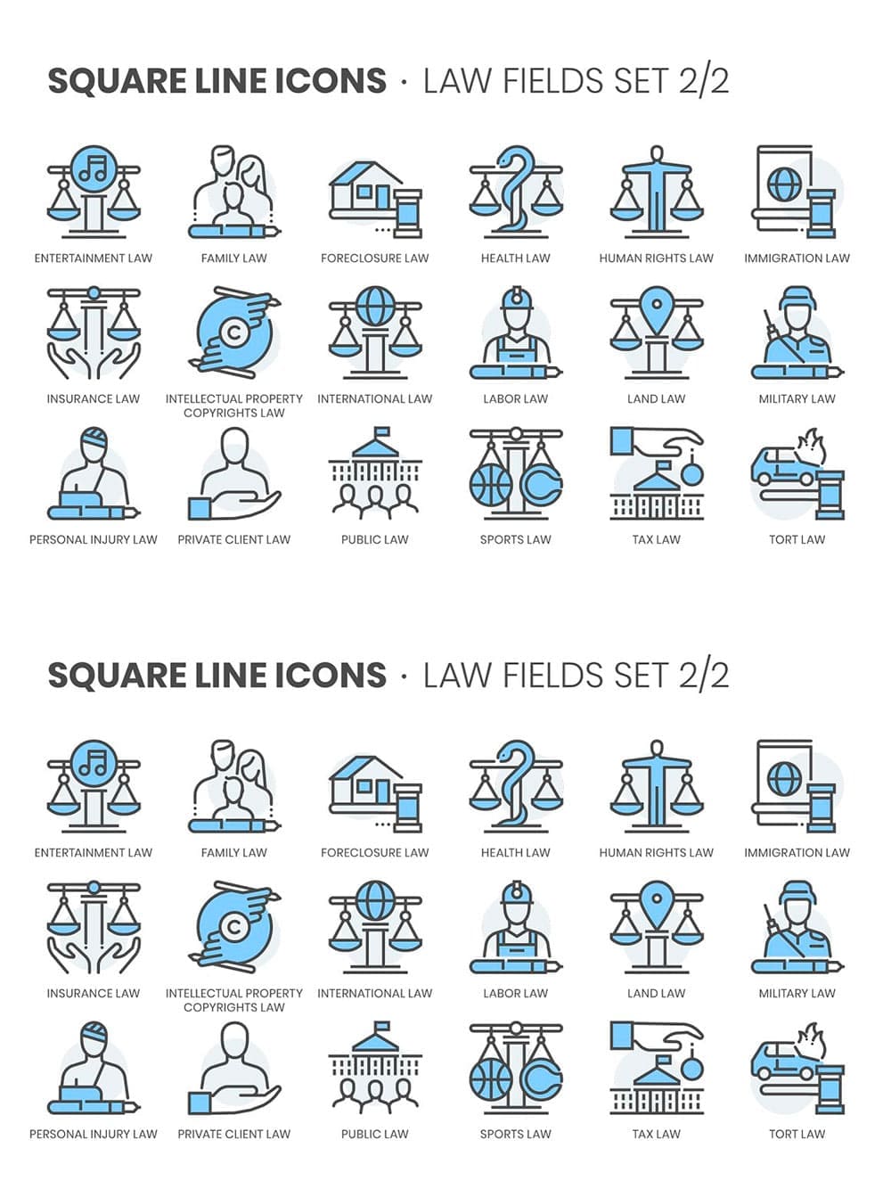 Law fields 2 square line, picture for pinterest.