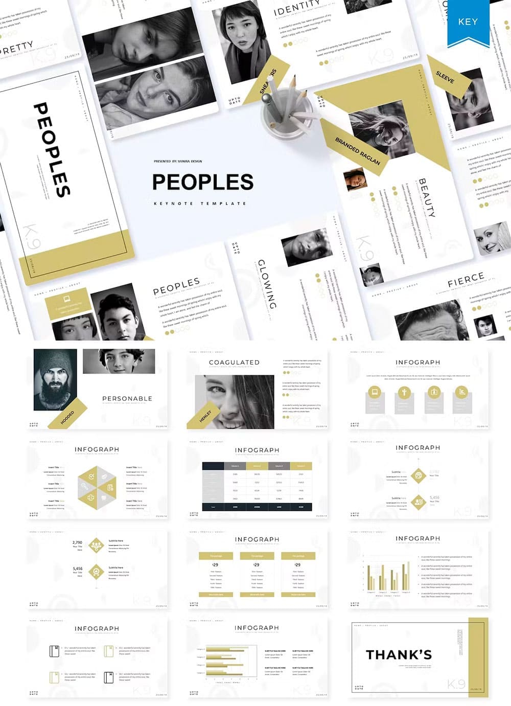 Peoples keynote template, picture for pinterest.