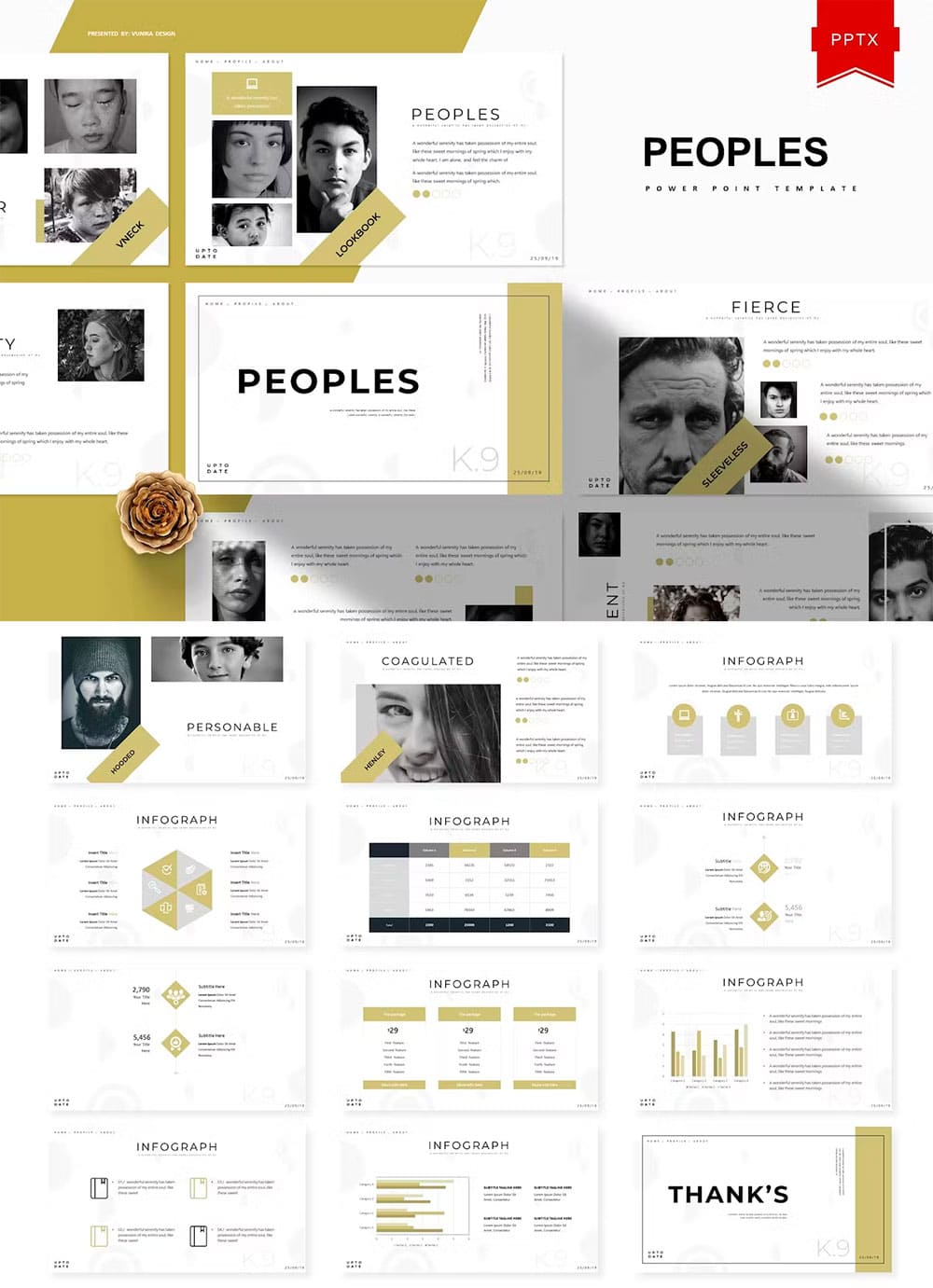 Peoples powerpoint template, picture for pinterest.