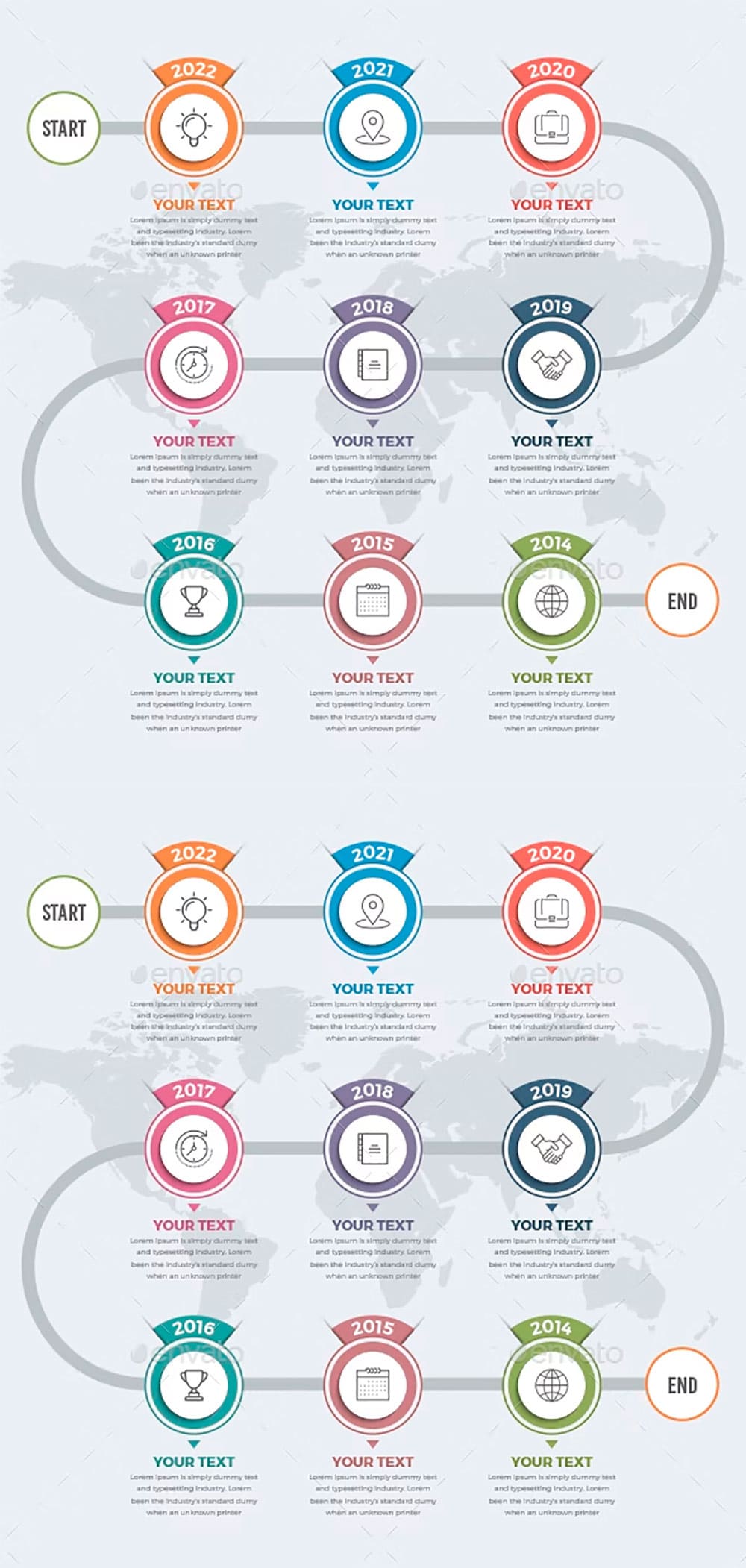 Timeline infographics, picture for pinterest.