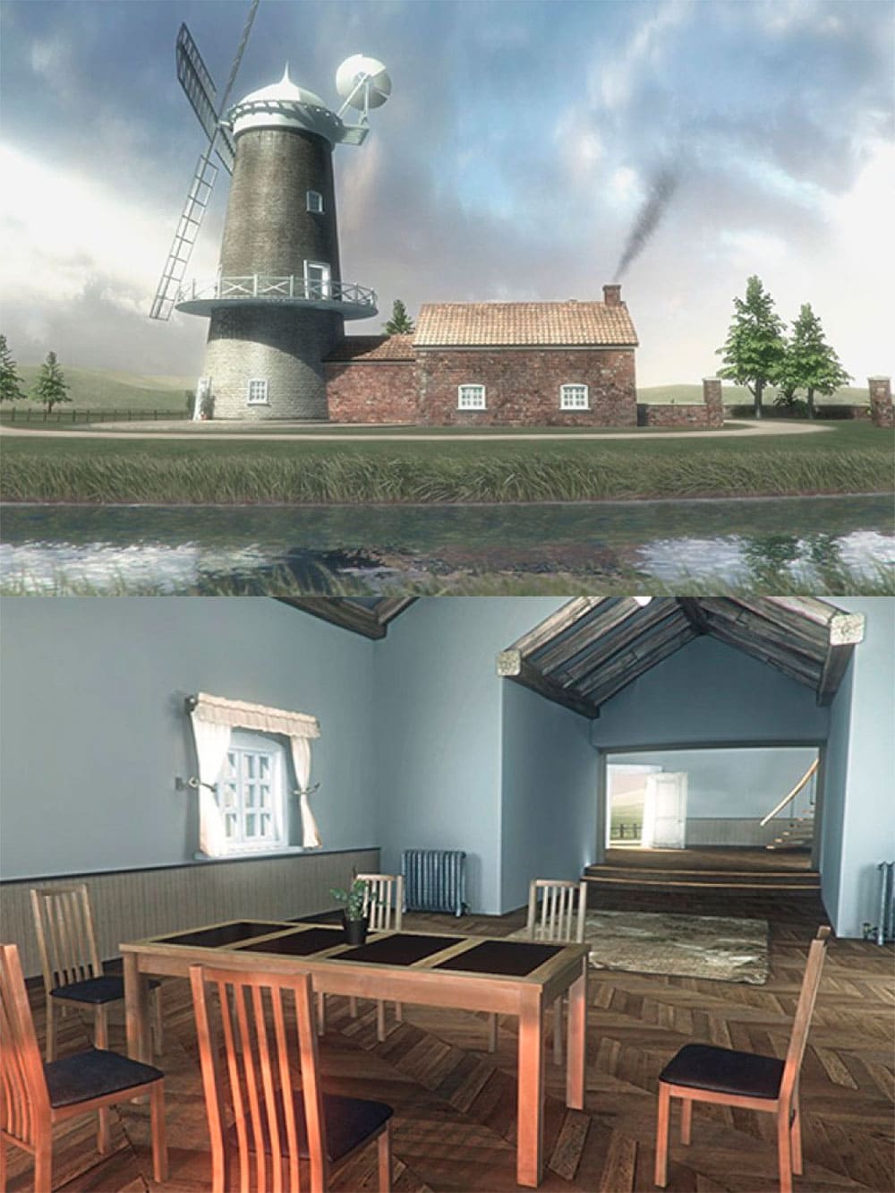 Windmill apartment, picture for pinterest.