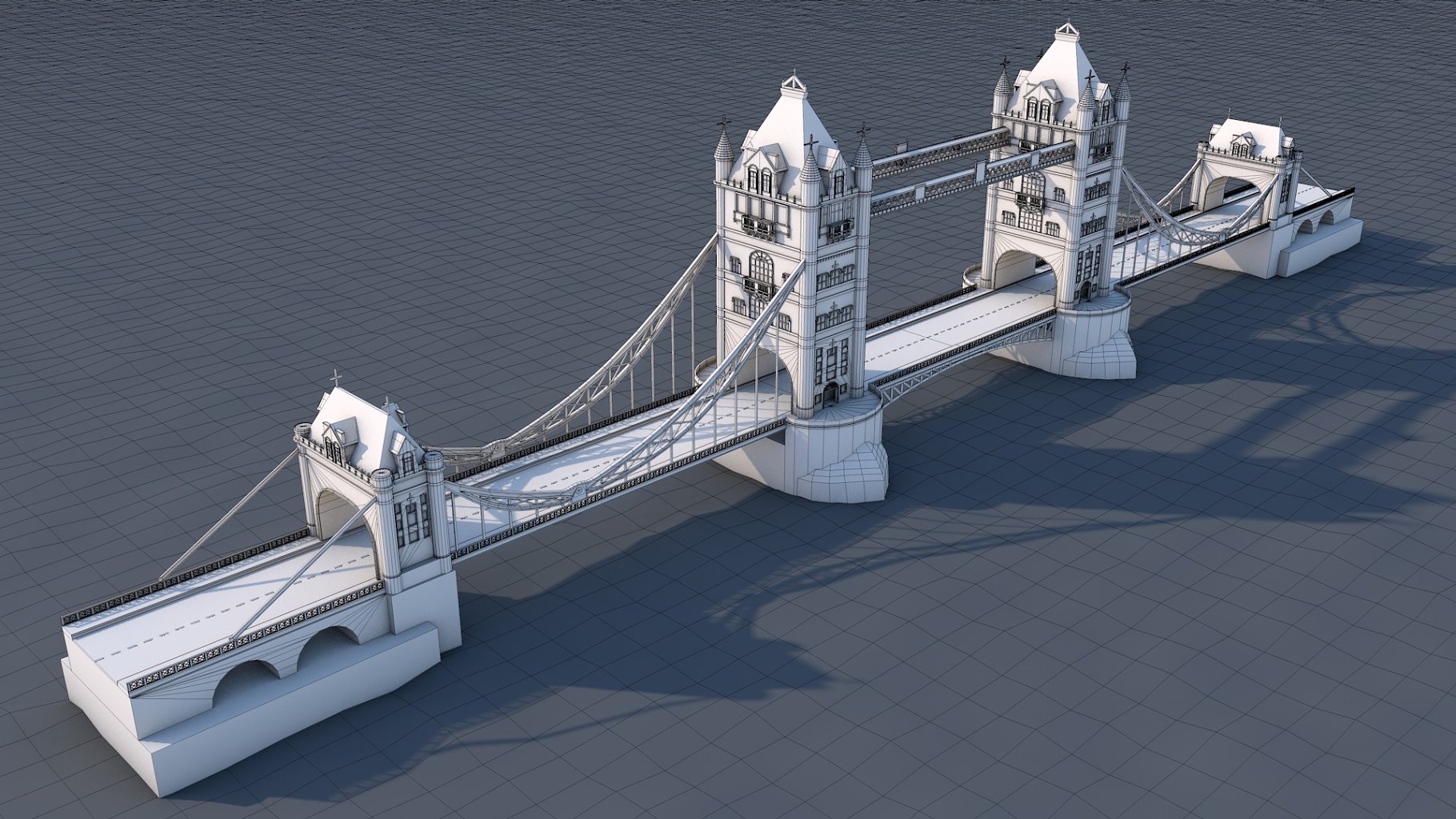 London Bridge polygons.