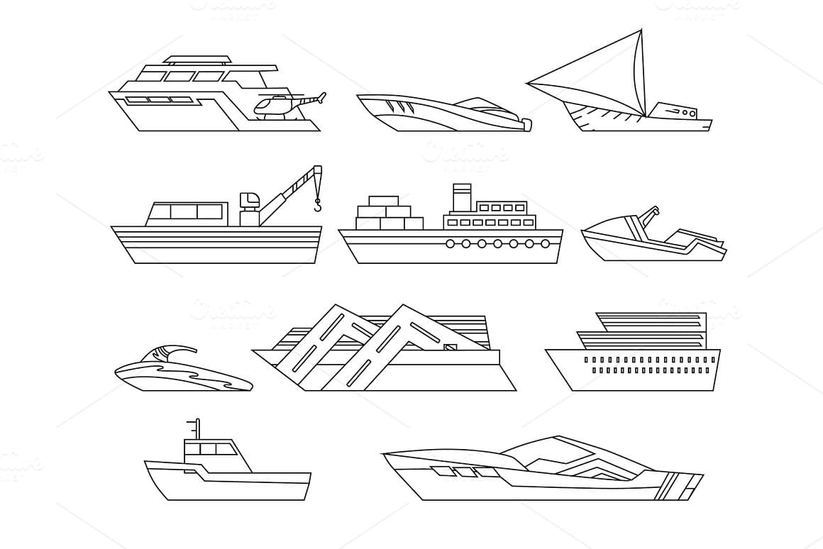 Ships at sea shipping boats ocean.