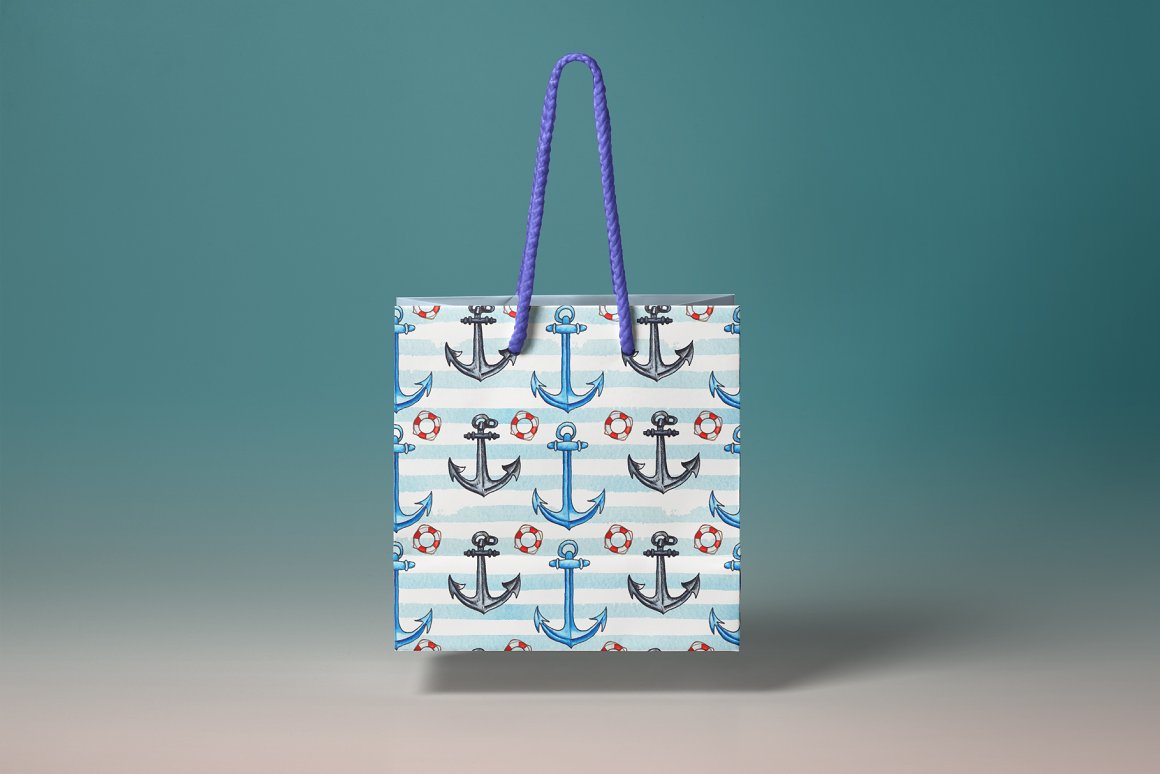Print with a pack of anchors.