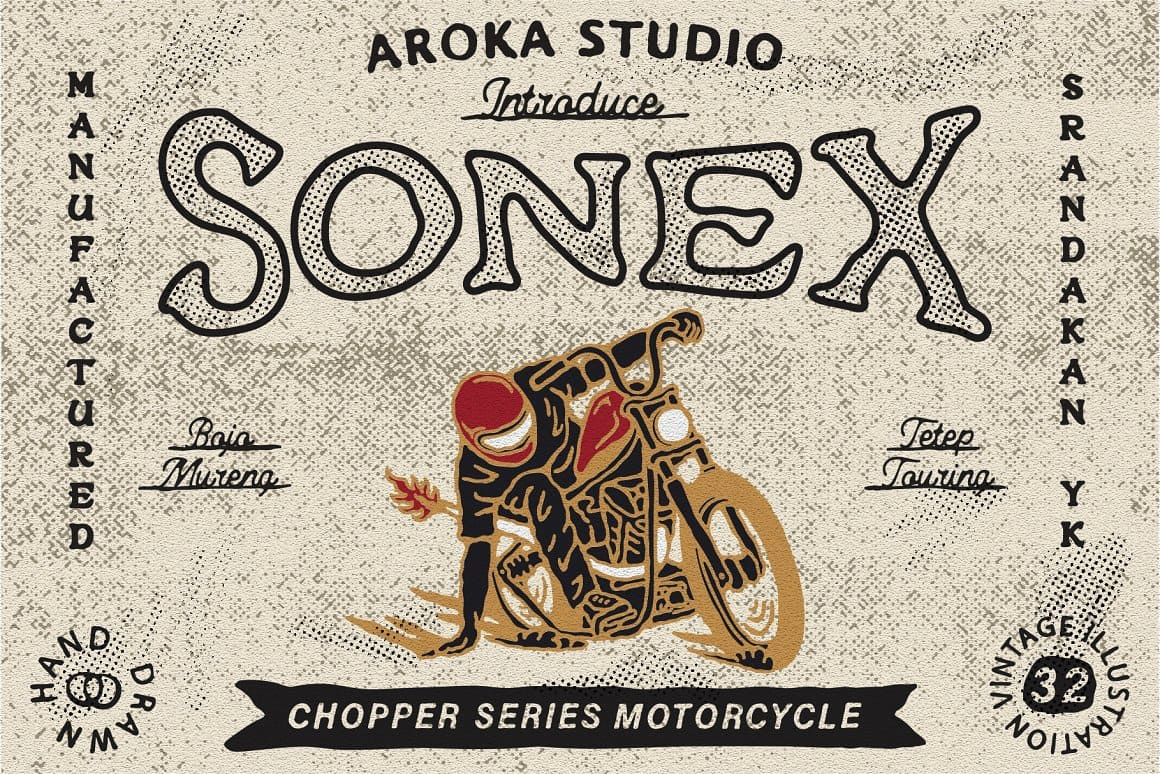 Introducing the Sonex chopper series motorcycle.