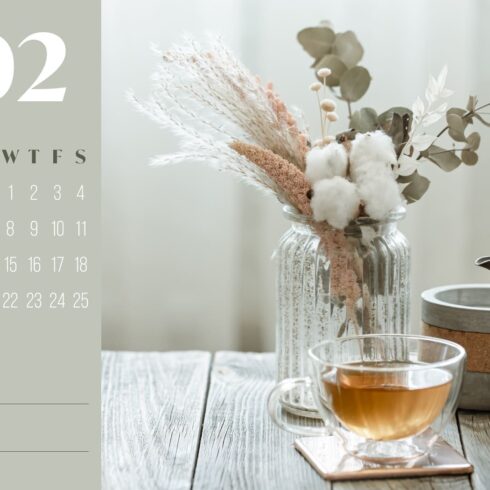 Free Printable February Calendar – MasterBundles