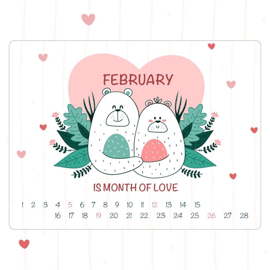 Free February Month Calendar MasterBundles Free February Month Calendar MasterBundles