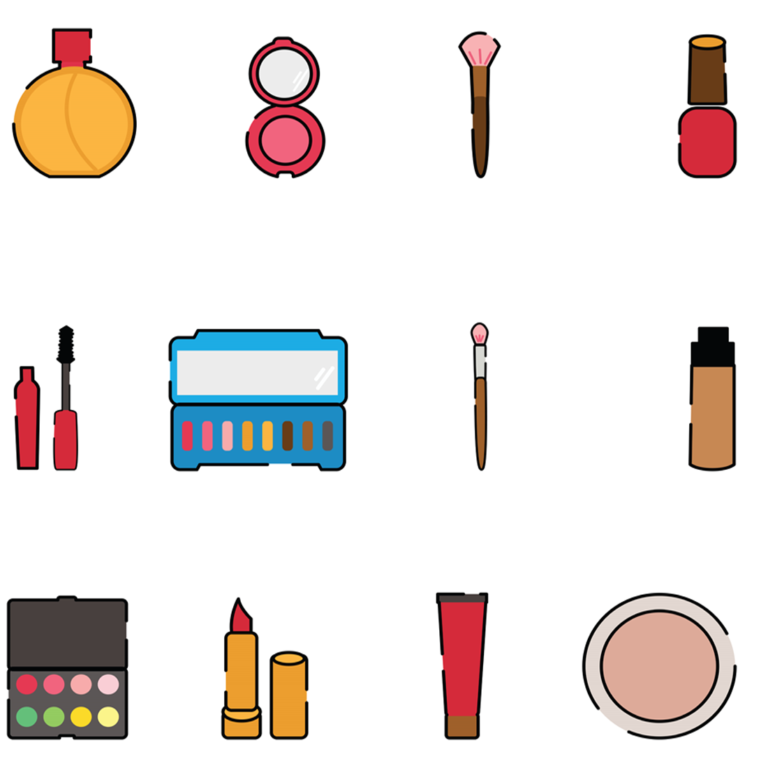 12 Cosmetic Icons – MasterBundles