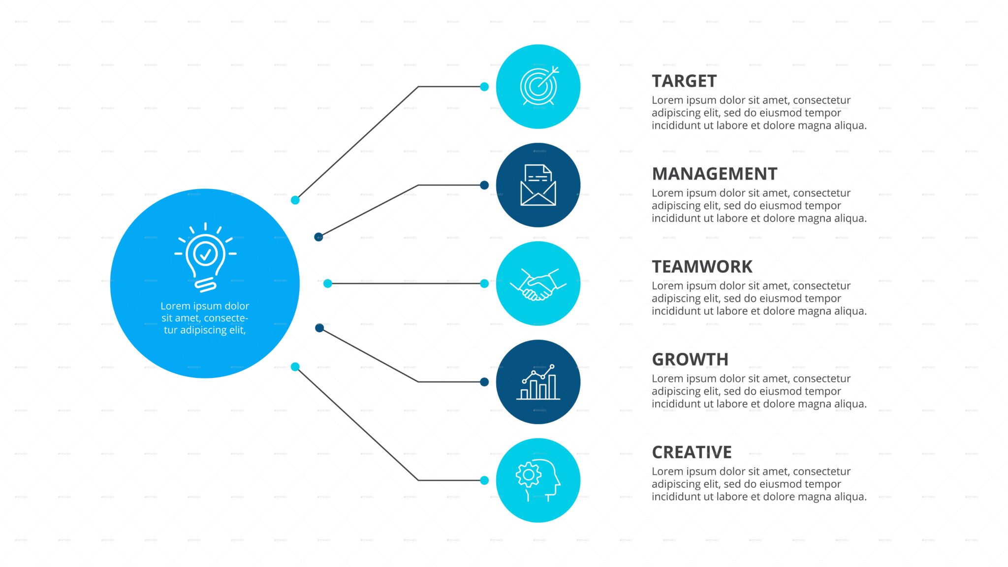 Flowchart Infographics Set 02 – MasterBundles