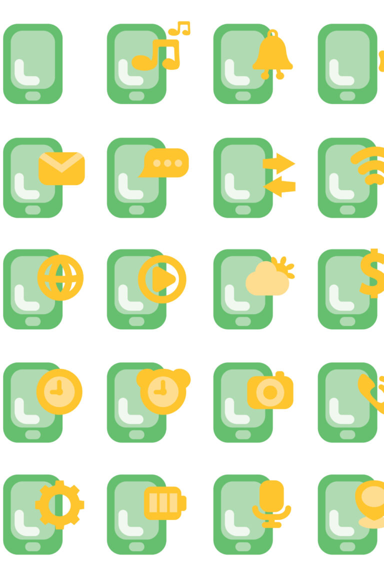 20 Phone Icons Set – MasterBundles