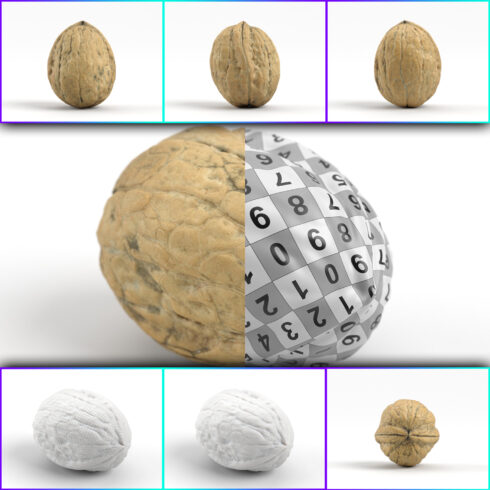 Images preview photorealistic walnut.