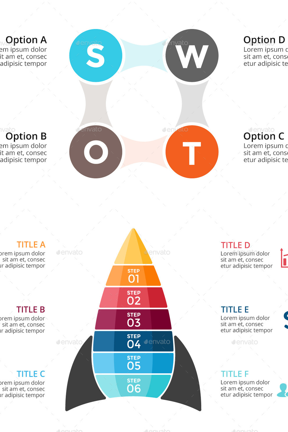 Illustrations 286 business infographics. psd ai eps of pinterest.