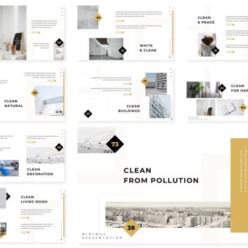 Clean Google Slides Template – MasterBundles