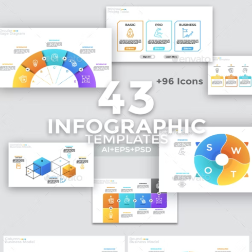 Images preview 43 simple infographic.