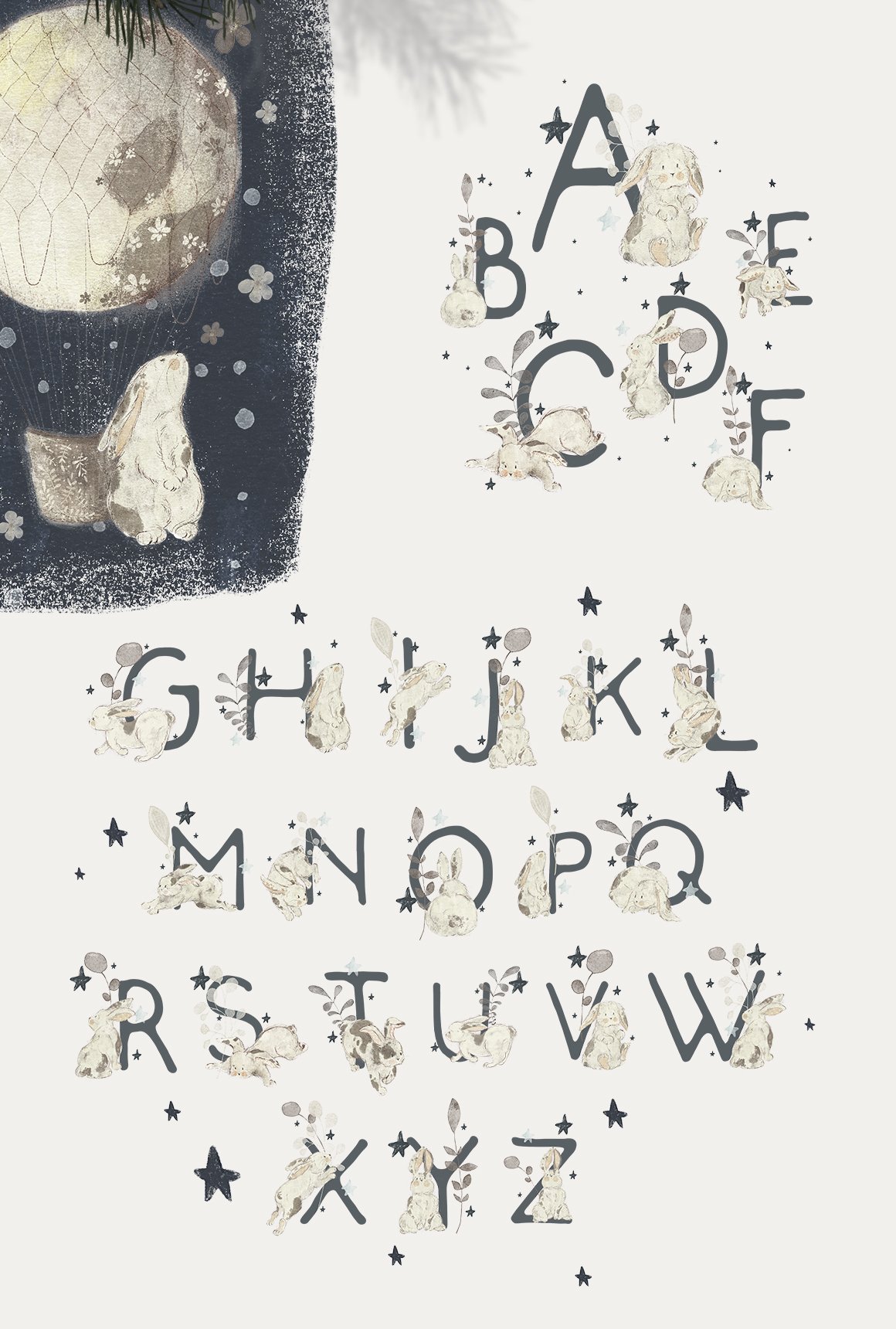 A wonderful alphabet and more with patterns.