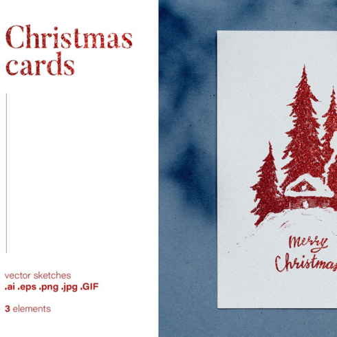 Images preview animated christmas cards.