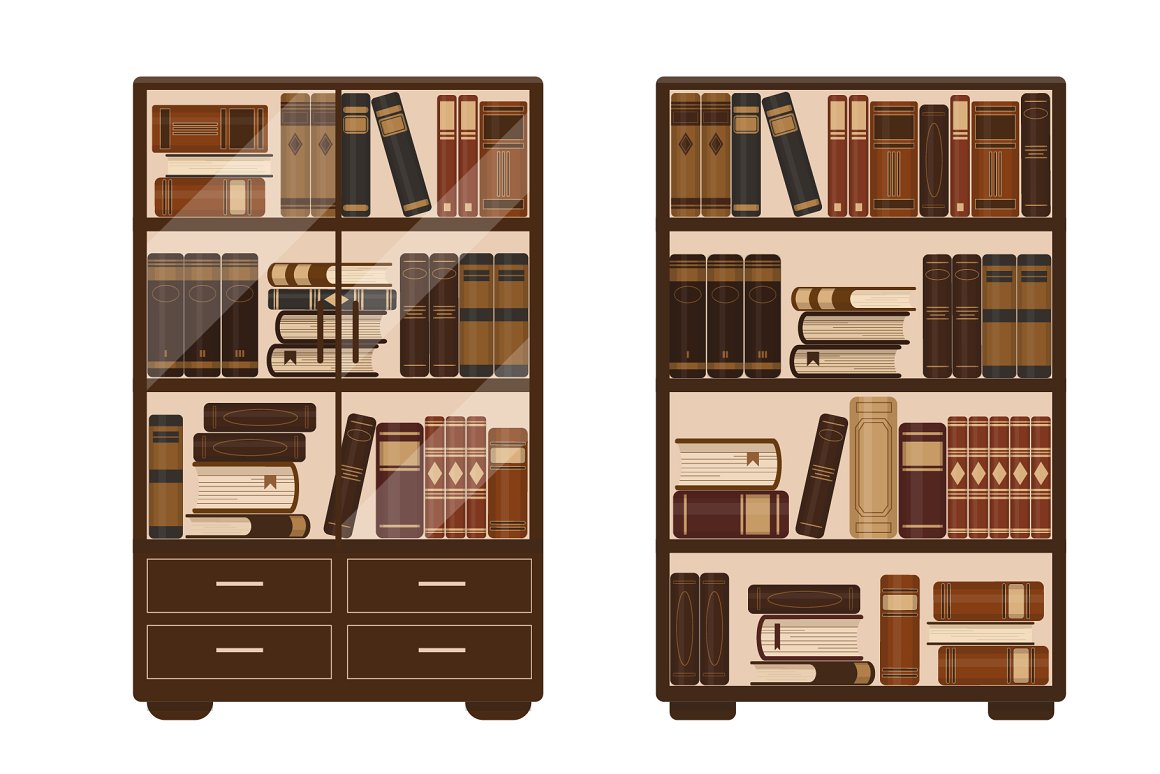Home bookcases.