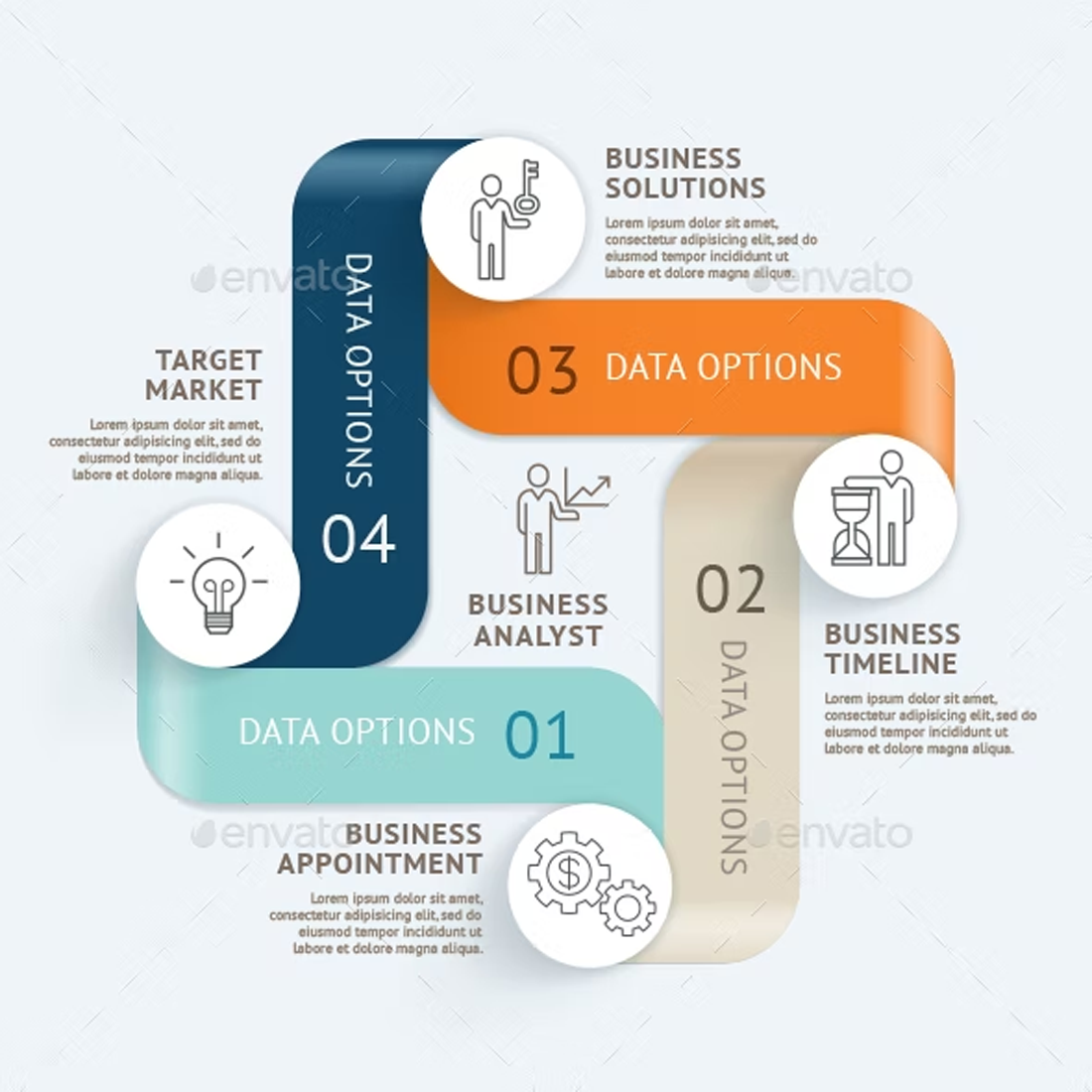 Images preview business infographics timeline.