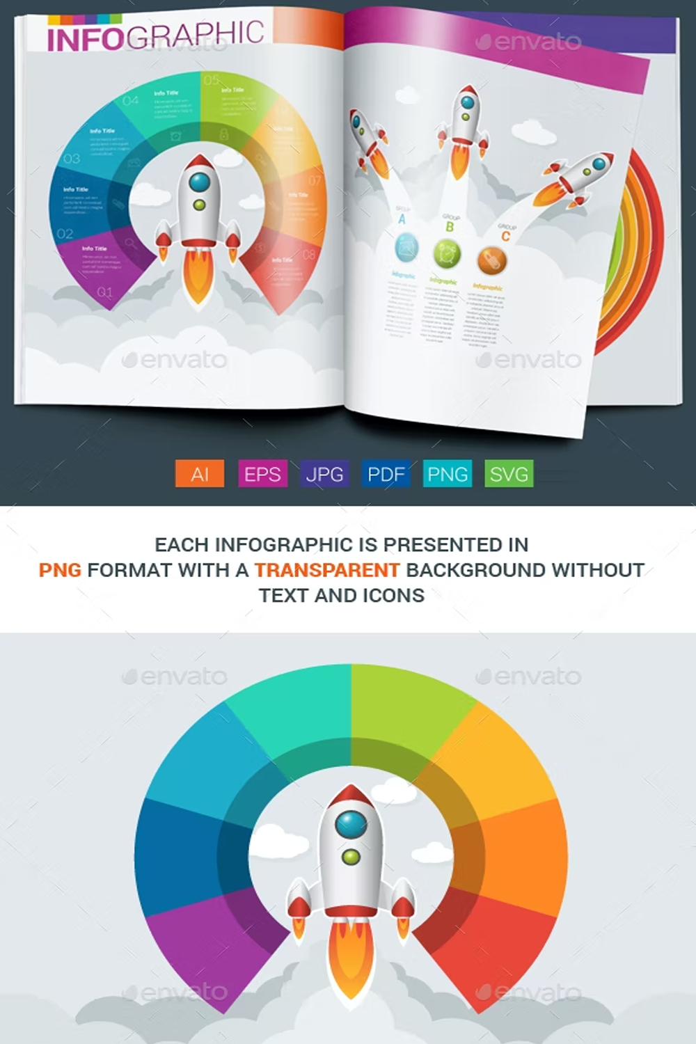 Illustrations business startup infographic of pinterest.