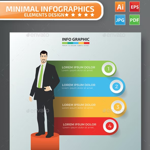 Images preview businessman infographic design.