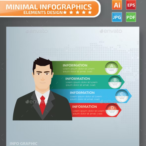 Images preview businessman infographics design.