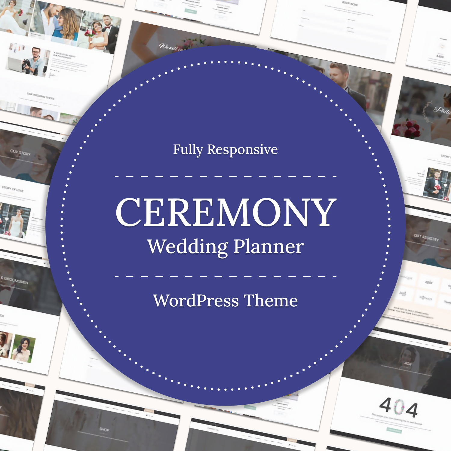 Images preview ceremony wedding planner wordpress theme.