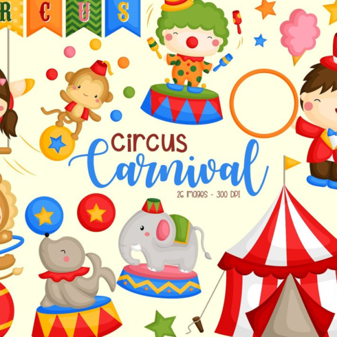 Images preview circus carnival clipart.